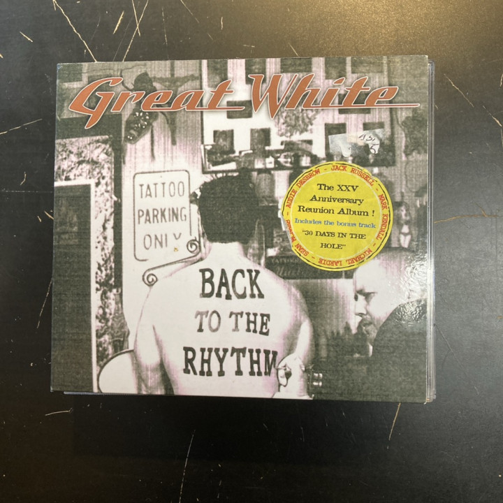 Great White - Back To The Rhythm CD (VG/VG+) -hard rock-